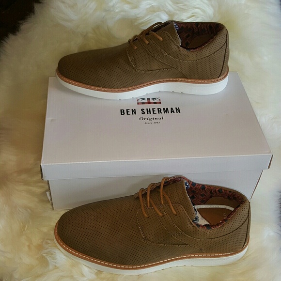 Mens Ben Sherman Tan Omega Casual Derby 